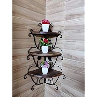 3 Tier Wall Mount Corner Shelf