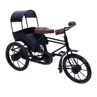 Decorative Iron Tri Cycle with Shade Showpiece